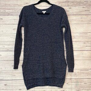 BP High Low Navy Blue‎ Knit Sweater Medium
